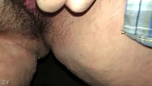 That white bbw babe is pissing and rubbing her clit right outside, so naughty!