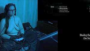 Voluptuous BBW explores Alan Wake's world in the nude