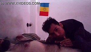 Giving my hairy macho a morning surprise suck