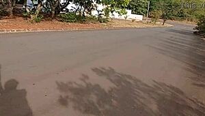 Latina In Leggings Gives Blowjob On The Street During Workout