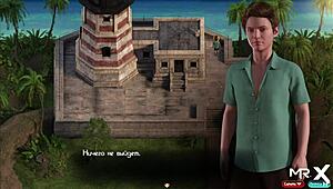 In Treasure of Nadia, mature milf indulges in beachside masturbation