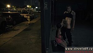 Bondage Handjob with Glasses