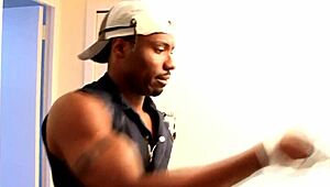 Watch this hunk stroke his black cock