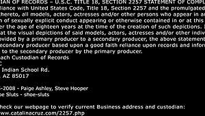 paige ashley rides monster cock rough without panties in lingerie