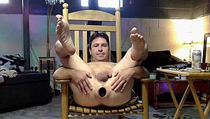 Horny Gay Man Experiences Intense Anal Gaping And Prolapsing Rosebud Using Kinky Toys For Assfucking And Masturbation