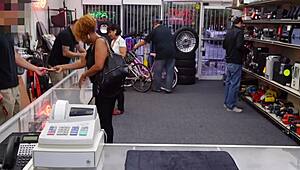 ravishing reality playgirl sucking cock and fucking pussy in rough couple scene