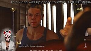 Blonde Milf With Big Tits Sucks Cock In Cartoon Game 'In A Scent 1'