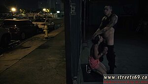 Bondage Handjob with Glasses