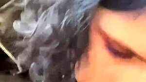 Wild public sex unfolds in a subway train car