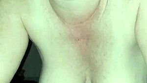 Wife explores toys in solo play