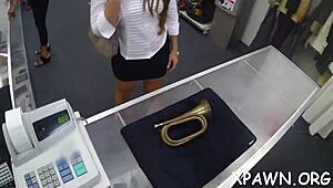 ravishing reality playgirl sucking cock and fucking pussy in rough couple scene