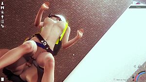 Anime Couple Fucks From Behind In 3D Hentai Cartoon