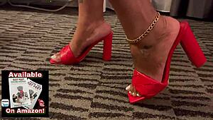 Ebony Footjob JOI with Dry Soles ASMR 😍