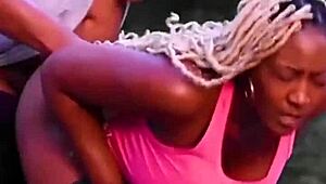 Watch This Curvy Black Woman Get Doggy Styled By Her Partner! So Wet And Sexy!