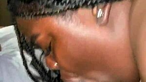 The SLUT is SUCKING and SWALLOWING it ALL in this intense scene