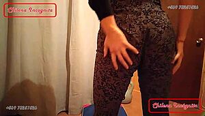 i do yoga in panties and my trainer fucks me hard at home