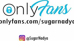 Sugarnadya Pleases Fat Cock for Vacation Approval