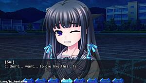 Inyochu part 50: Sui route ends with creampie in hentai game