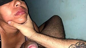 Watch This Submissive Morocha Give Intense Blowjob!