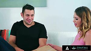 NuruMassage Hot Couple Smashes Hard During Their First Nuru Massage Experience.