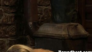 Blonde Slave with Beautiful Body in Bath