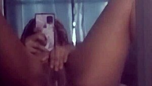 Kharmas says, 'Look at my pussy reflection, worship my huge ebony ass.'