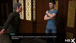 redhead girl grips strong cock in dusklightmanor e1 39, riding ripped clothes 😘