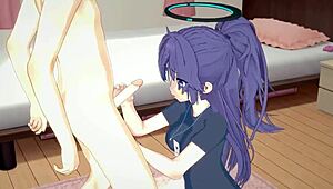 Yuuka's thicc thighs in blue archive 3d hentai excite deeply