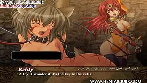 i love this sexy anime ryona girl in a nude fight