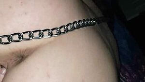 She dominates with her big black cock in this interracial hardcore fuck.