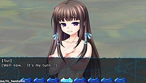 Inyochu part 50: Sui route ends with creampie in hentai game