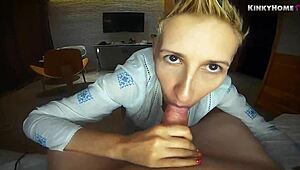 i gave a blowjob to my friend and swallowed his big cum