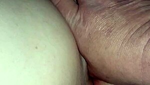 Ben Wa Toys Extracted from Tight Pussy in Close-Up