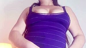 Wife moans loudly with toy