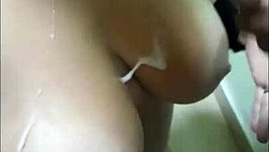 Hey, check out this wife banging two buddies at a party