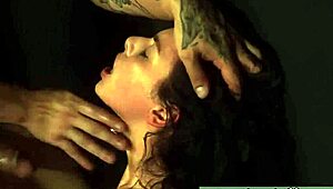 I can't get over rough hair pulling with petite, tattooed Gina. She's so pretty!