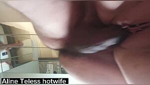 Suggestive Vibes as Aline and Friends Play Naughty in Brazil