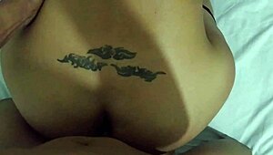 that tattooed latina shemale with a nice ass didn't want to be filmed getting hardcore anal.
