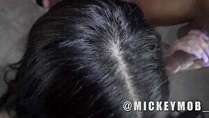 Phoenixxstarr Suggestively Deepthroats Two Big Monster Cocks