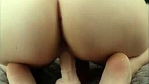 Nice Ass Bouncing Hard On Dildo In Doggystyle