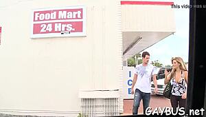 blindfolded for a homosexual blowjob sucking