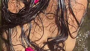 jungle sex with unknown girl in colombian river