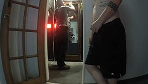 Gigi Breeze Glory Hole Action at Rear 1