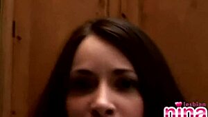 inked amateur babe teases and fondles