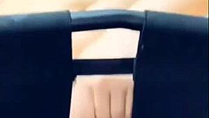 Riding big dildo, CREAMING on it, yum yum part 2