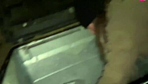 Nasty Street Girl Rips Clothes And Strips Shaved Pussy In Dumpster!