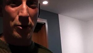 threesome with brit sucking, tugging, and riding big cocks