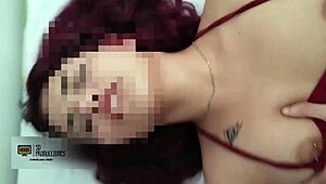 mafer, the skinny stepsister with small tits, enjoys hard doggystyle creampie from monster cock.