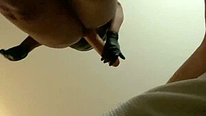 ebony mistress dominates with strapon action