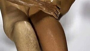 Oiled Latina Babe Feels Deep Creampie Ecstasy With Ricky Valenz